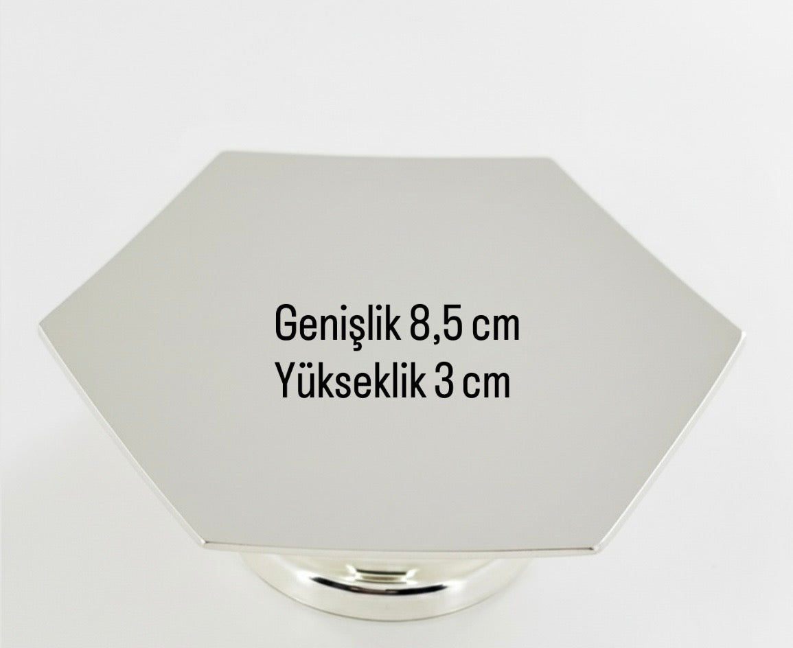 Eis Kişiselleştirilebilir Gümüş Kaplama Mini Stand