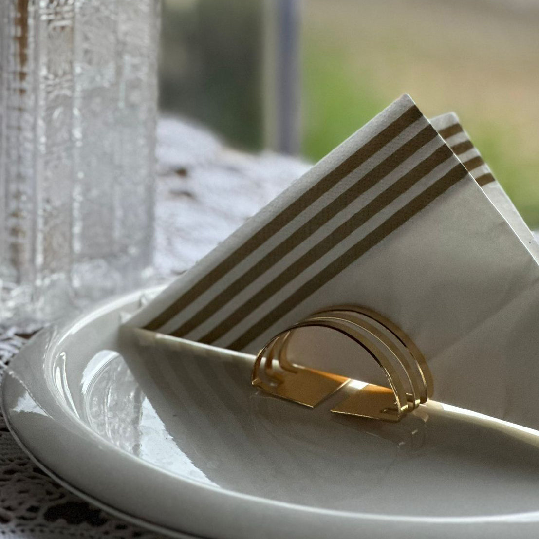 Tova Gold Kaplama Peçetelik