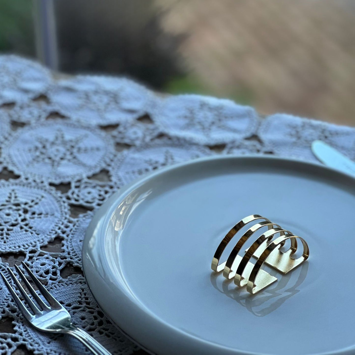 Tova Gold Kaplama Peçetelik