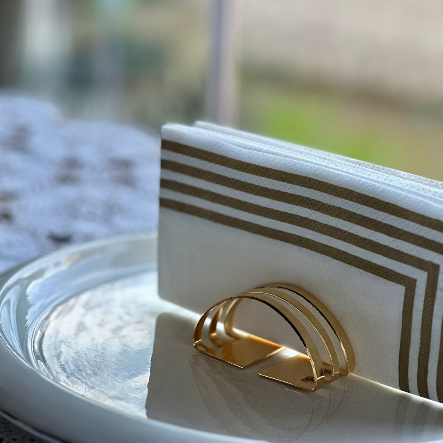 Tova Gold Kaplama Peçetelik