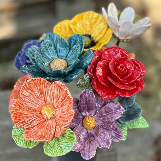 Purina Handmade Ceramic Flower