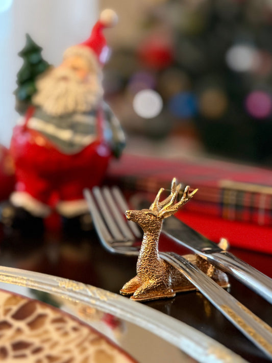 Kyrenitis Geyik Figürlü Bıçak Dayama