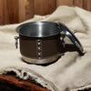 Nótt Stainless Steel &amp; Leather Ice Bucket
