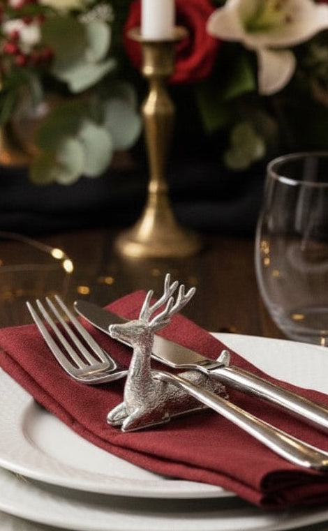 Kyrenitis Geyik Figürlü Bıçak Dayama