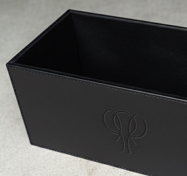 Letoz Ahşap Üzeri Deri Kaplama Çok Amaçlı Kutu