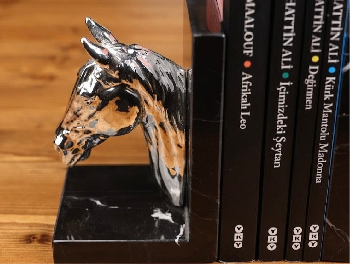 Deur Marble & Cast Iron Book Holder