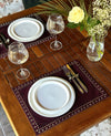 Tina Double-Sided Genuine Leather Placemat