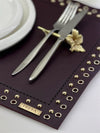 Tina Double-Sided Genuine Leather Placemat