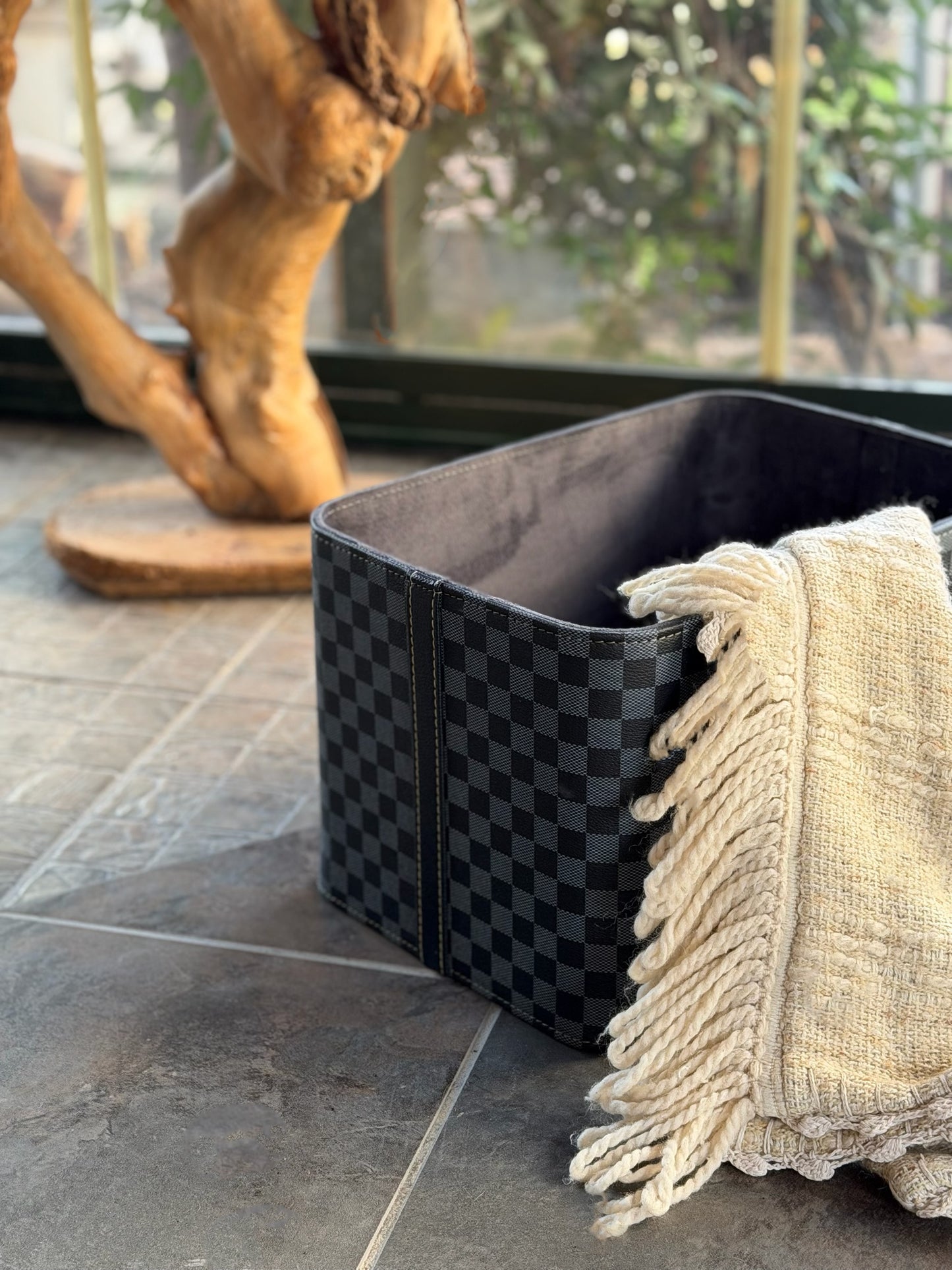 Kügs Deri Çok Amaçlı Sepet