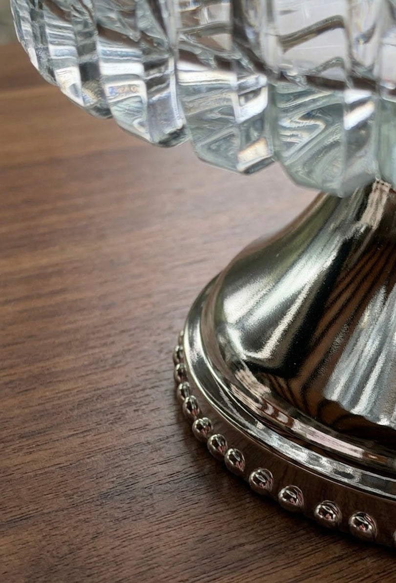 Lia Gümüş Kaplama & Kristal Kase