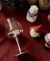 Praestia 6lı Gümüş Kaplama Kadeh & 6 adet Nakış İşlemeli Bardak Altlığı Hediyeli
