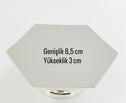 Eis Kişiselleştirilebilir Gümüş Kaplama Mini Stand