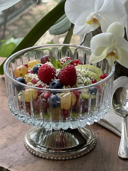 Lia Gümüş Kaplama & Kristal Kase