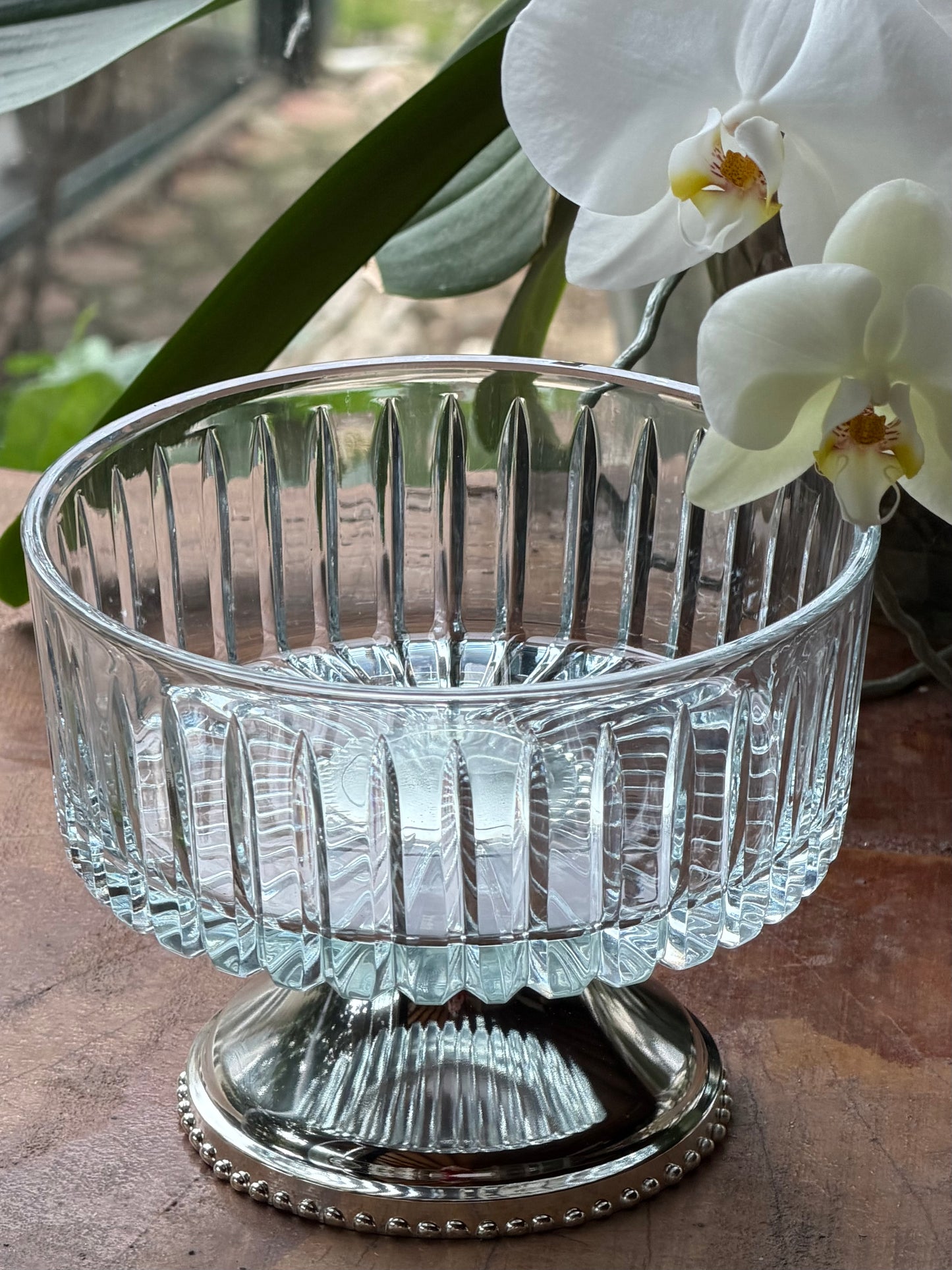 Lia Gümüş Kaplama & Kristal Kase