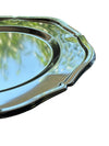 Lanx Stainless Steel Silver Plated Angled Underplate