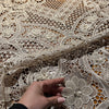 Walles Yapımı 12 Ay Süren El Yapımı 8 kişilik Dantel Anglez Masa Örtüsü 220 cm x 175 cm