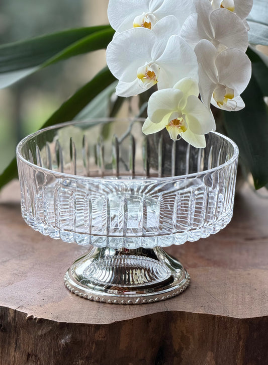 Lia Gümüş Kaplama & Kristal Kase