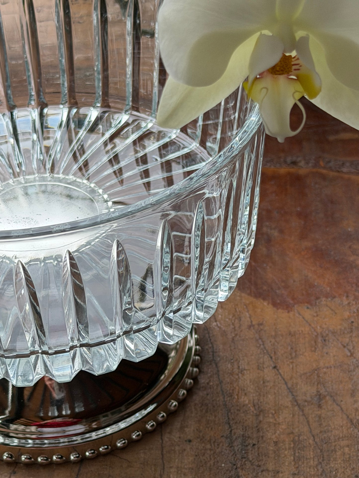 Lia Gümüş Kaplama & Kristal Kase