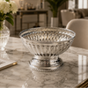 Minera Embossed Silver Plated Ice Cream Bowl