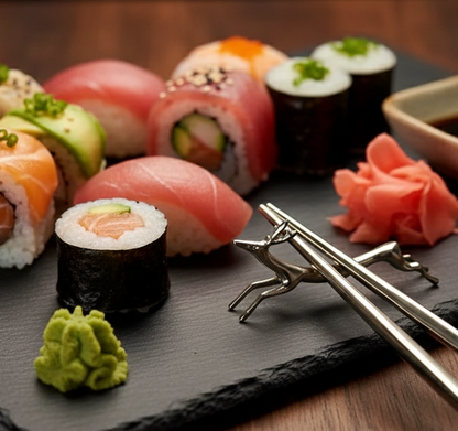 Kimera 4lü Gümüş Kaplama Chopstick Tutucu