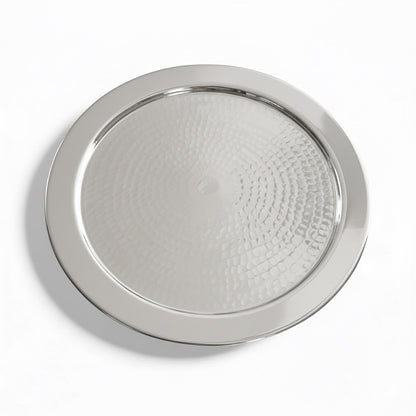 Elegantia Gümüş Kaplama & Kesme Cam Pasta Standı