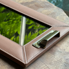 Bragi Handled Leather Tray
