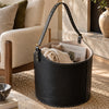 Panier Çok Amaçlı 42x32 cm Hakiki Deri Sepet