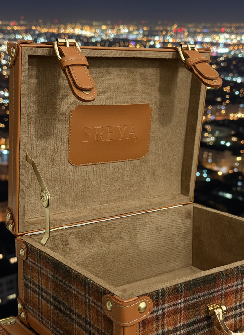 Ziona Dekoratif Ahşap İkili Sandık