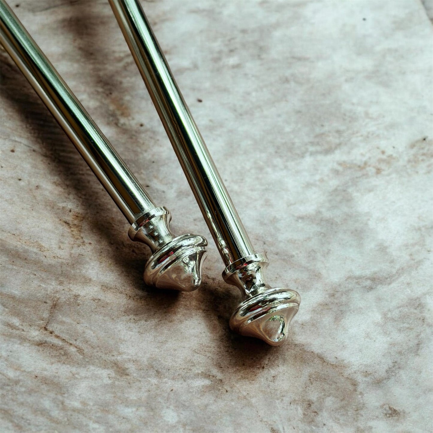 Baria 2Li Pirinç Üzeri Gümüş Kaplama Salata Servisi