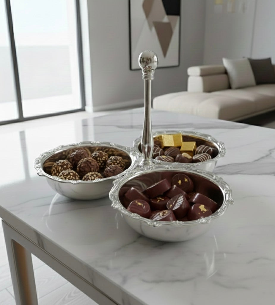 Culina Metallum Silver Plated Snack Bowl