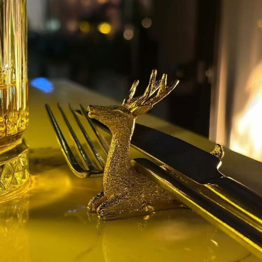 Kyrenitis Stag Figured Knife Rest
