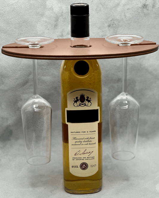 Vorina El Yapımı Deri Şarap Askılığı Freyaei