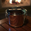 Edge Stainless Steel Silver Coated Ice Bucket