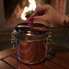 Edge Stainless Steel Silver Coated Ice Bucket