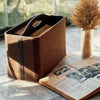 Lagertha Jute &amp; Leather Coated Multi-Purpose Basket