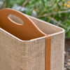 Lagertha Jute &amp; Leather Coated Multi-Purpose Basket
