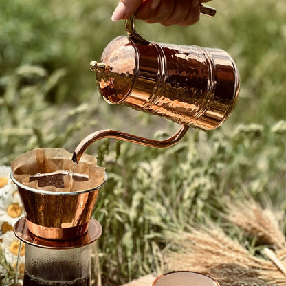 Saria Copper Filter Coffee Brewing Set
