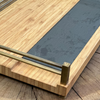 Heimdall Bamboo & Granite Cheese Serving Board