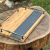 Heimdall Bamboo & Granite Cheese Serving Board