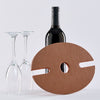 Vorina Handmade Leather Wine Hanger