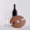Vorina Handmade Leather Wine Hanger